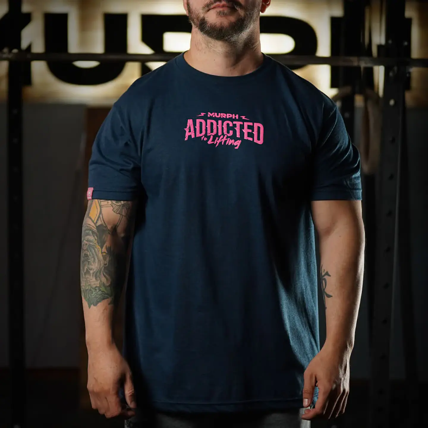 Remera Regular Fit Addicted - Heather Navy 2