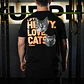 Remera Regular Fit Lift and Cats - Negro  - Miniatura 1