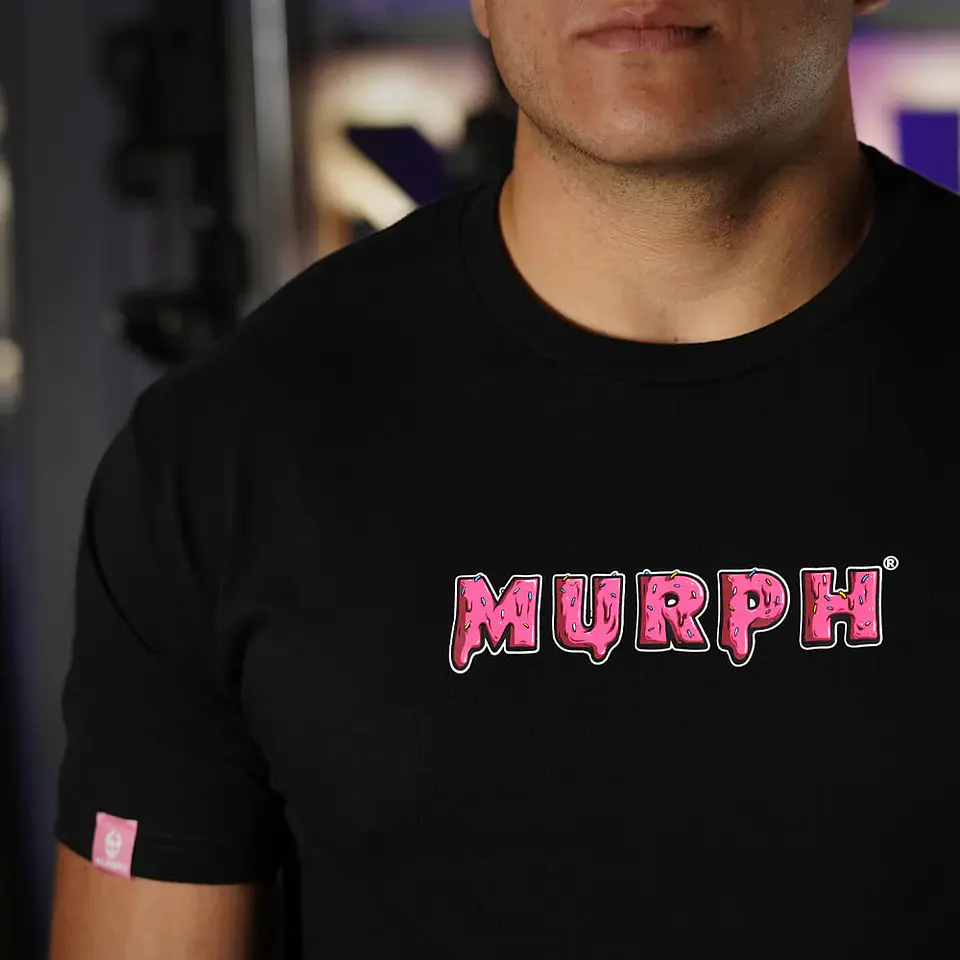 Remera Regular Fit Sweet and Strong - Negro 4