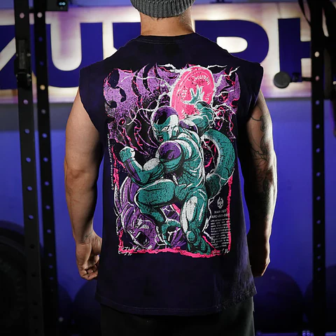 Musculosa Oversize Sleeveless CRUELTY - Purple Storm
