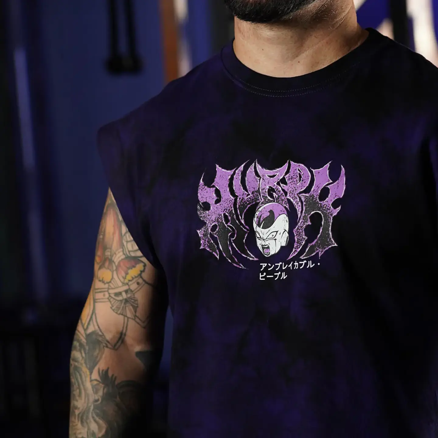 Musculosa Oversize Sleeveless CRUELTY - Purple Storm 6