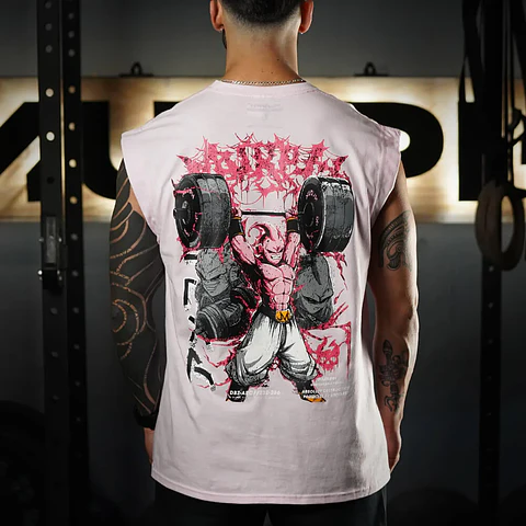 Musculosa Oversize Sleeveless MAJIN BOO - Rosado