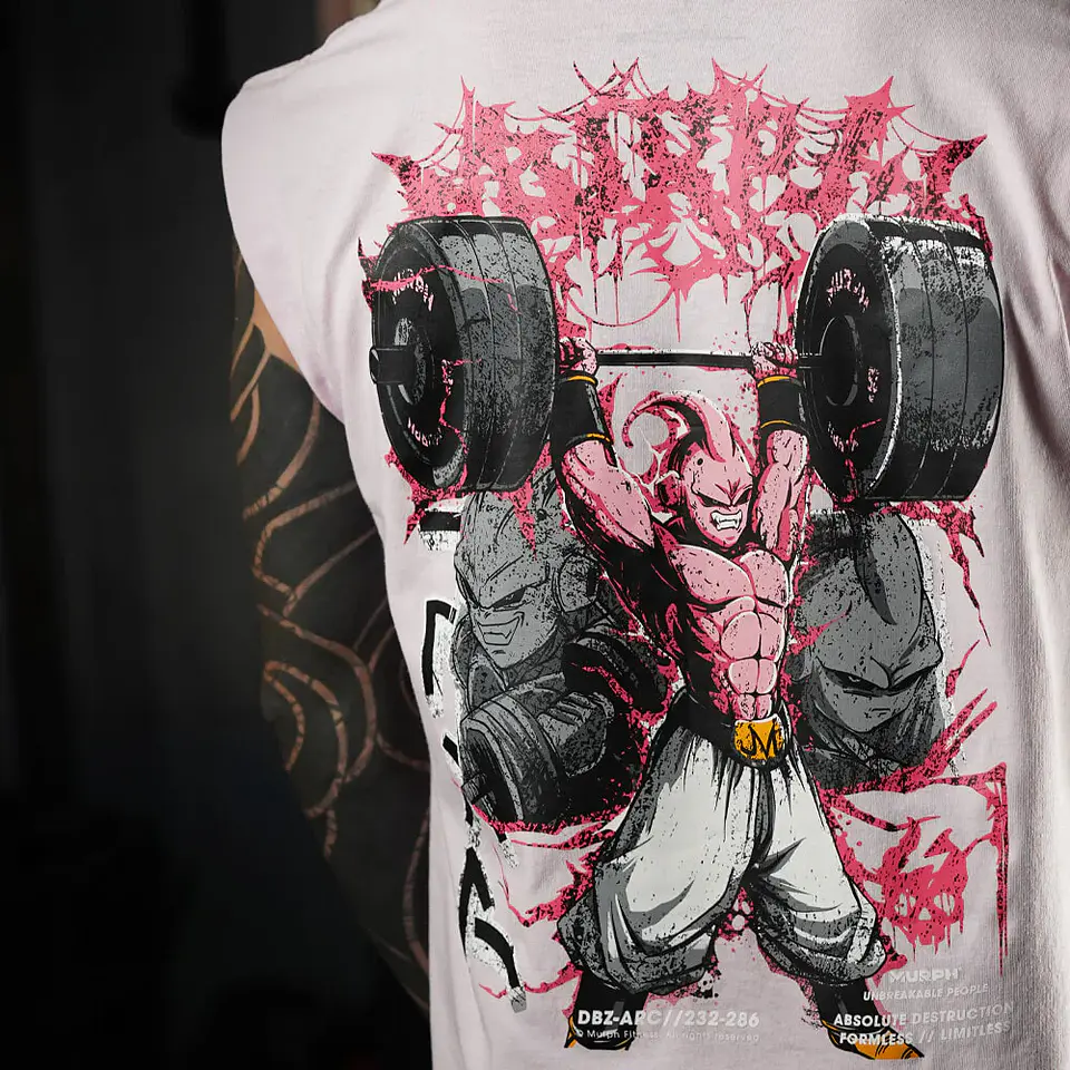 Musculosa Oversize Sleeveless MAJIN BOO - Rosado 3