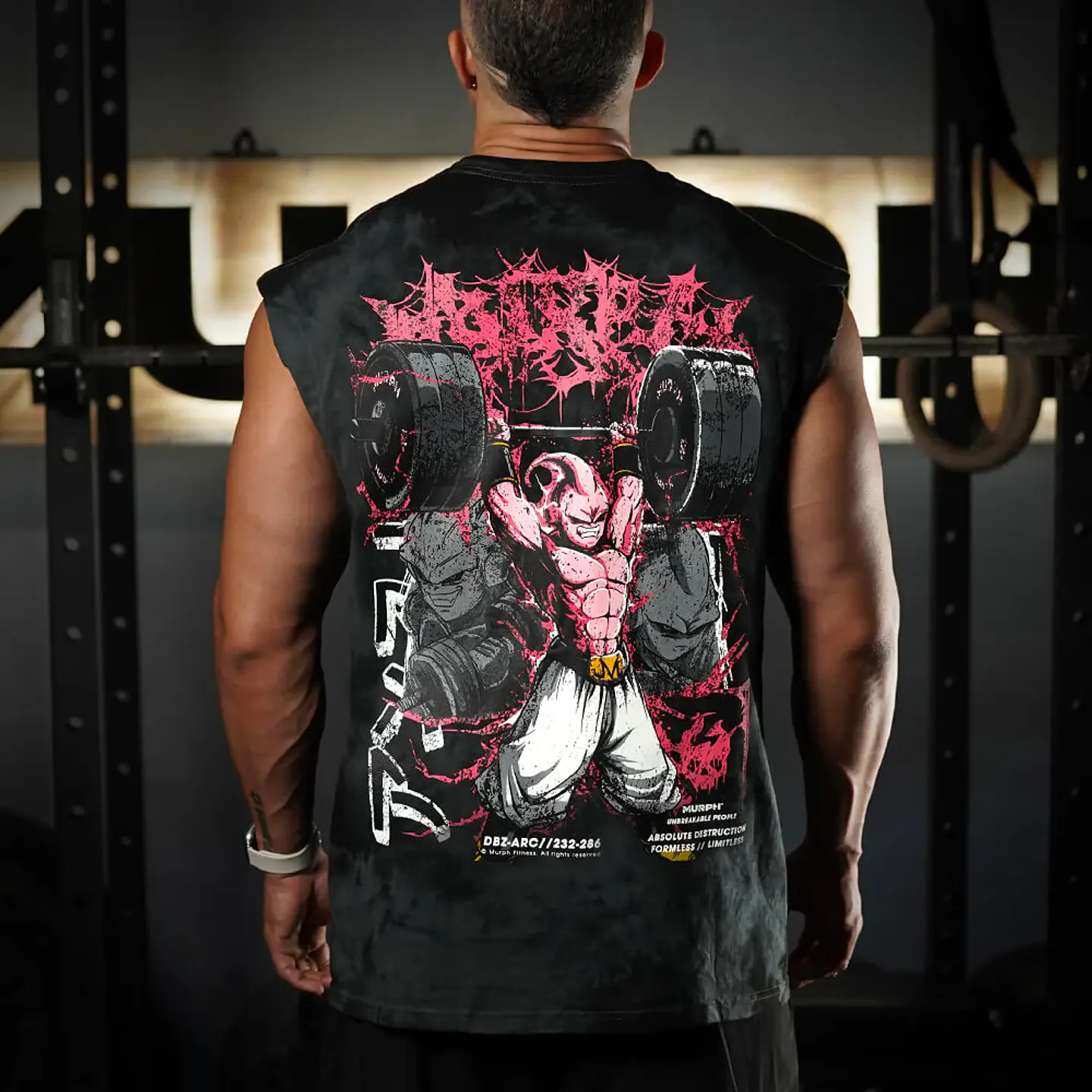 Musculosa Oversize Sleeveless DESTRUCTION - Black Storm 1