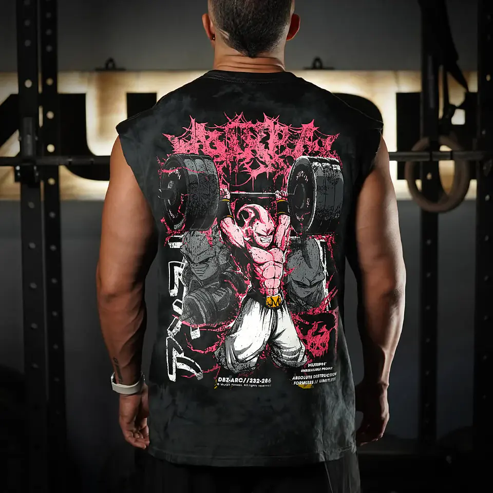 Musculosa Oversize Sleeveless DESTRUCTION - Black Storm 1