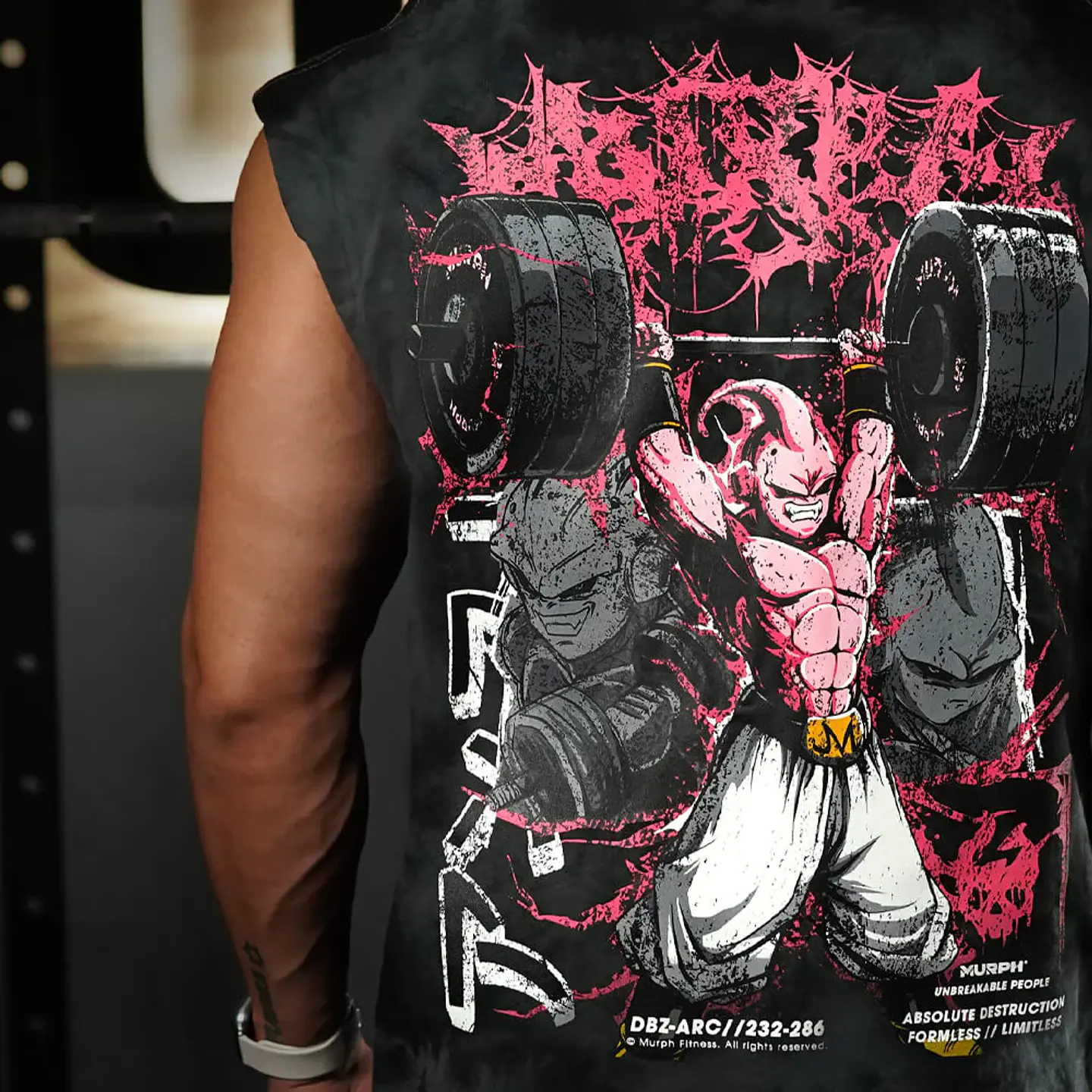 Musculosa Oversize Sleeveless DESTRUCTION - Black Storm 3