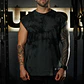 Musculosa Oversize Sleeveless Skull logo - Black Storm  - Miniatura 1
