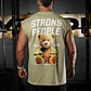 Musculosa Oversize Sleeveless TEDDY BEAST - Nut - Miniatura 1