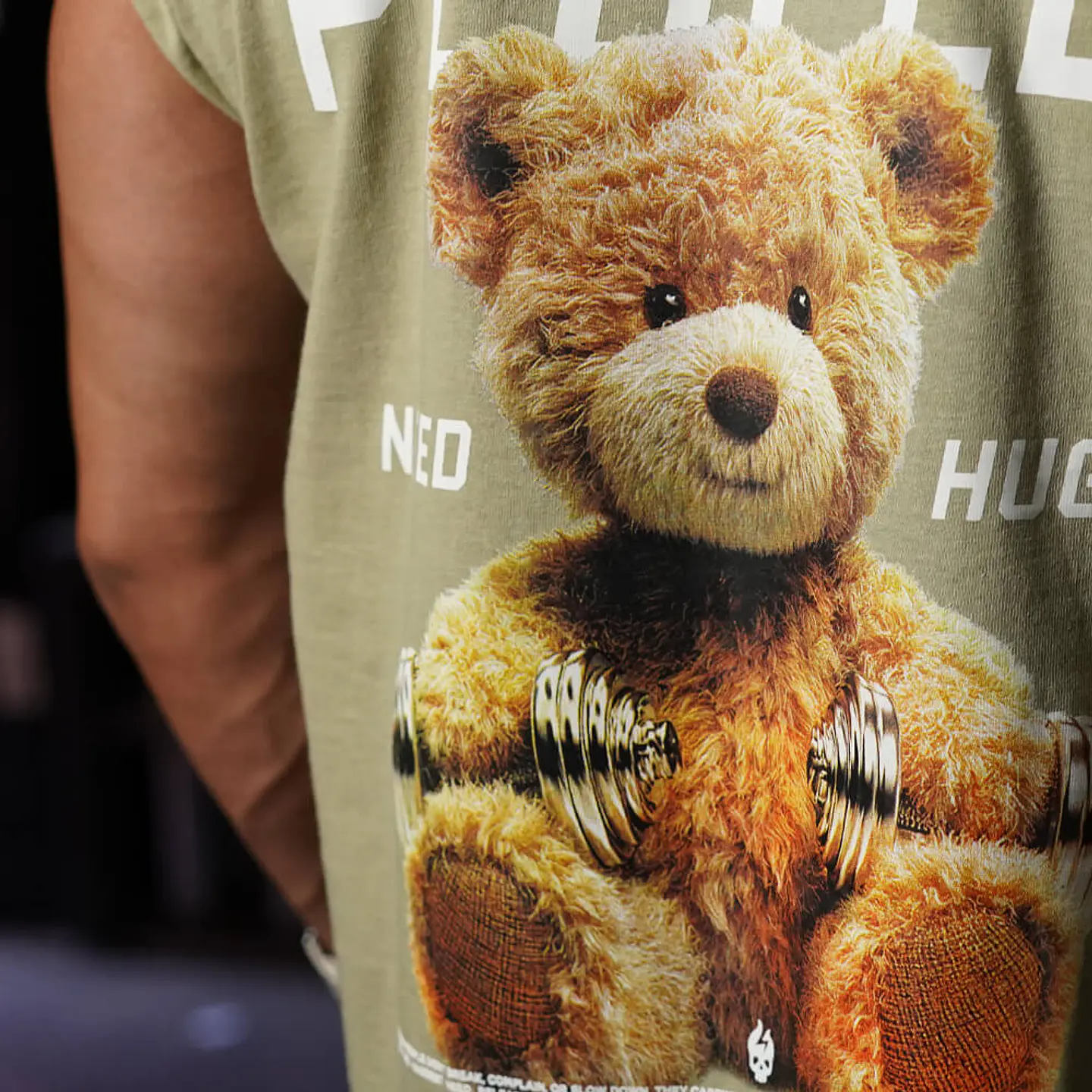 Musculosa Oversize Sleeveless TEDDY BEAST - Nut 5