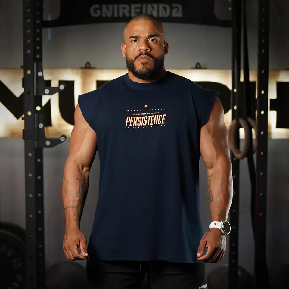 Musculosa Oversize Sleeveless PERSISTENCE - Navy 2