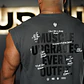 Musculosa Oversize Sleeveless MUSCLE UPGRADE EVERY OUTFIT - Gris Charcoal - Miniatura 4