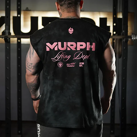 Musculosa Oversize Sleeveless Lifting Dept - Black Storm