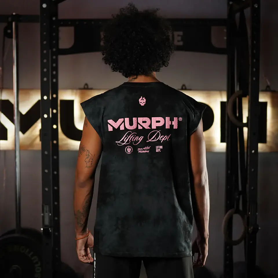 Musculosa Oversize Sleeveless Lifting Dept - Black Storm 3
