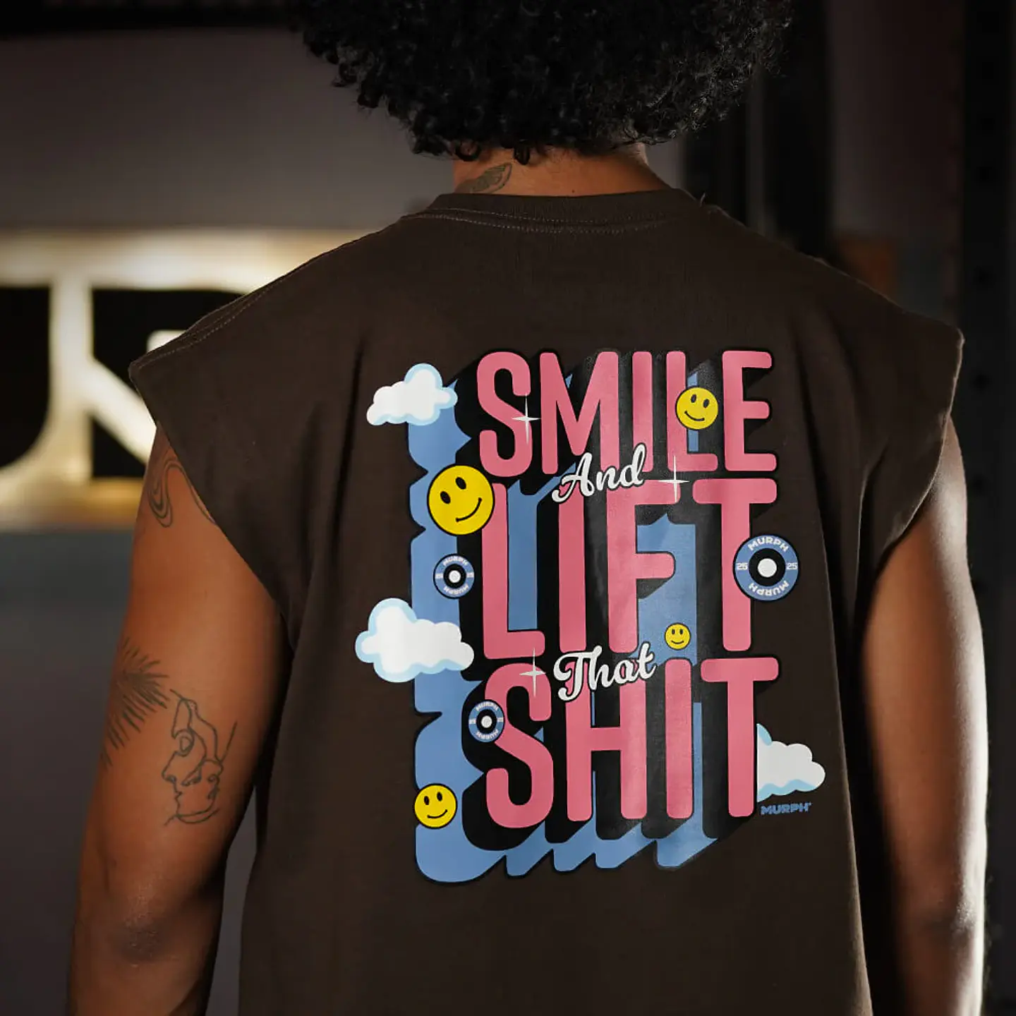 Musculosa Oversize Sleeveless Smile - Chocolate 4
