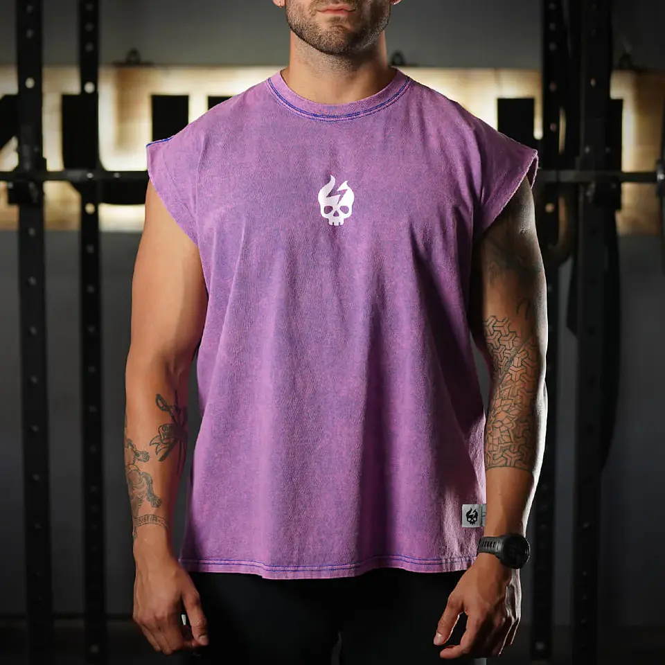 Musculosa Oversize Premium Sleeveless - Acid Purple 1