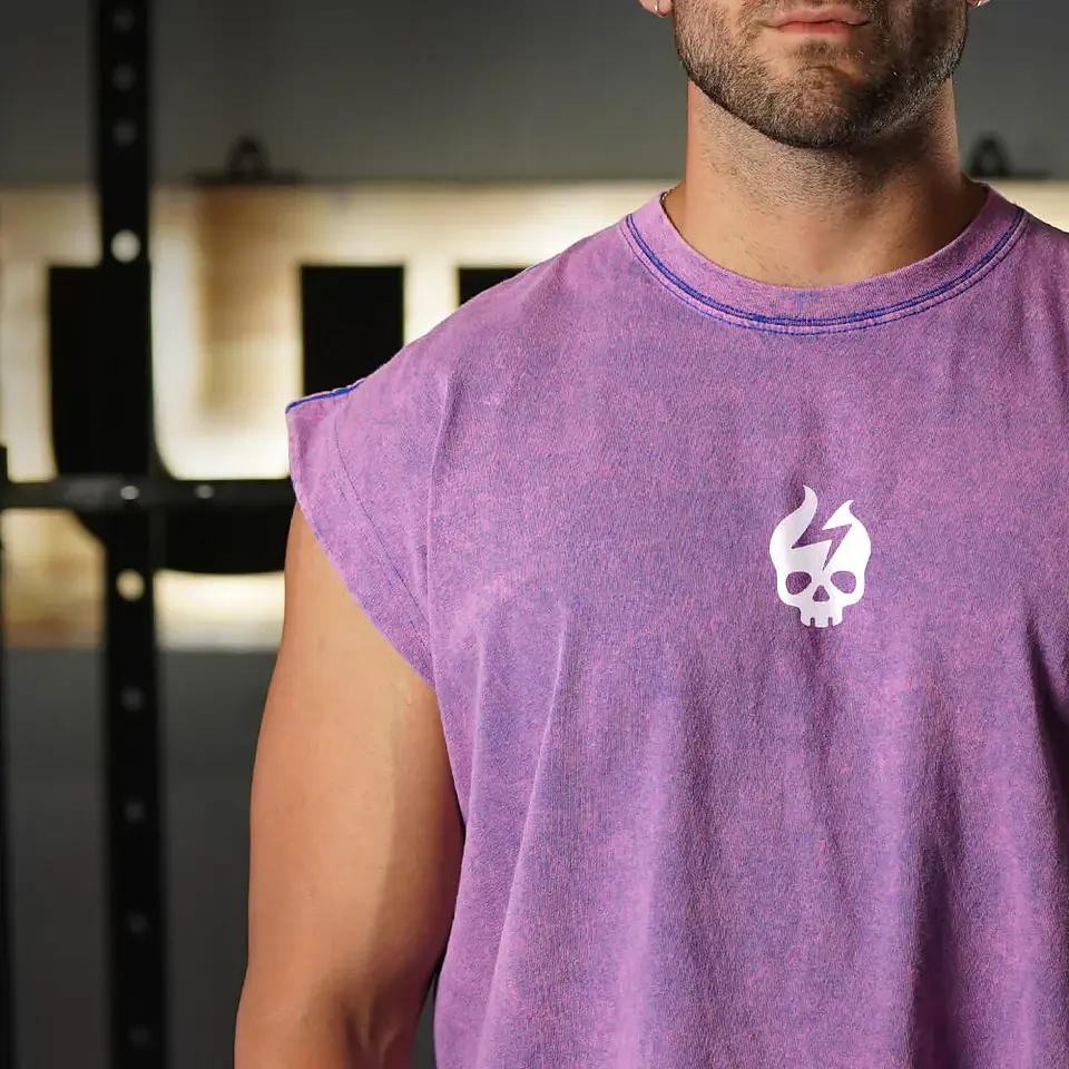 Musculosa Oversize Premium Sleeveless - Acid Purple 4