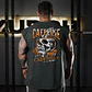Musculosa  Oversize Sleeveless Caffeine & Barbells - Gris Charcoal - Miniatura 1