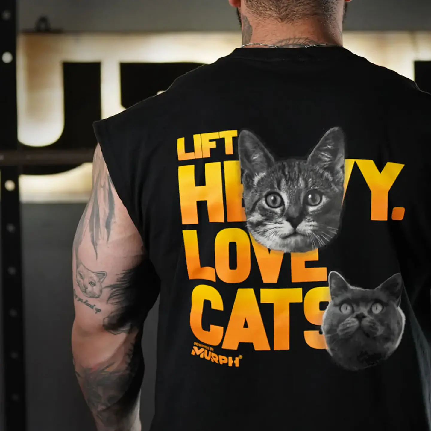 Musculosa Oversize Sleeveless Lift and Cats - Negro 3