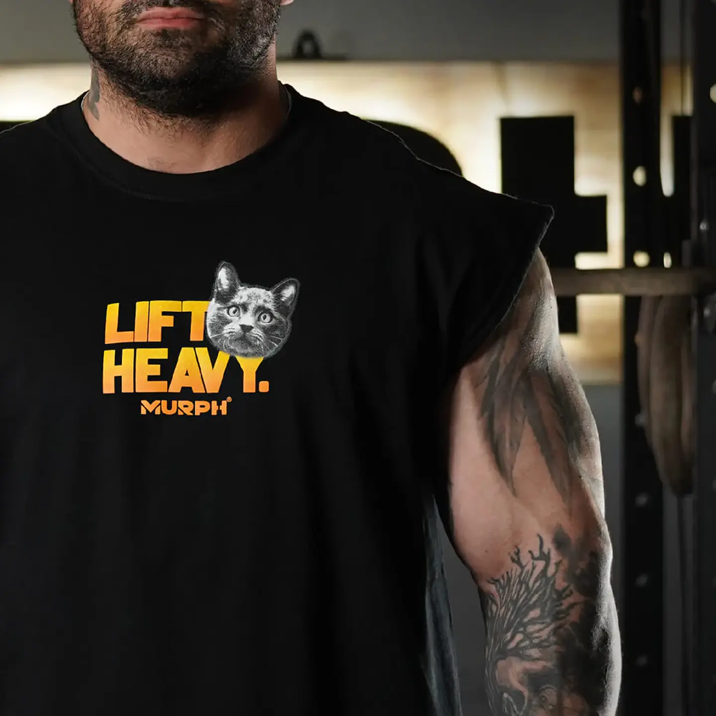 Musculosa Oversize Sleeveless Lift and Cats - Negro 4