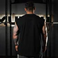 Musculosa Oversize Sleeveless Skull logo - Total Black - Miniatura 2