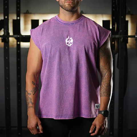 Musculosa Oversize Premium Sleeveless - Acid Grape