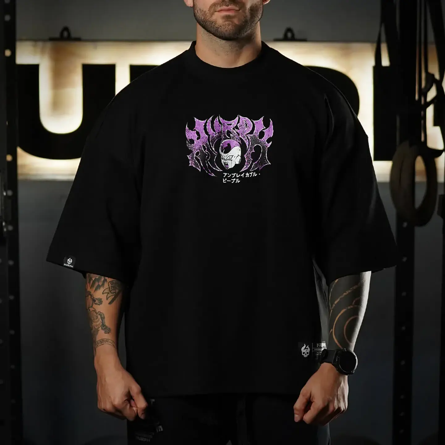 Remera Oversize ICON PREMIUM CRUELTY - Negro 2