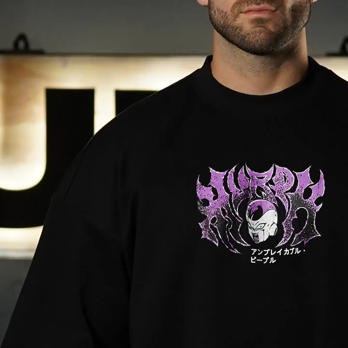 Remera Oversize ICON PREMIUM CRUELTY - Negro 4