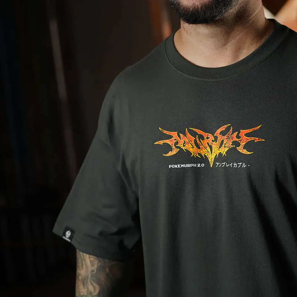 Remera Oversize ChariHard 2.0 - Gris Charcoal 4