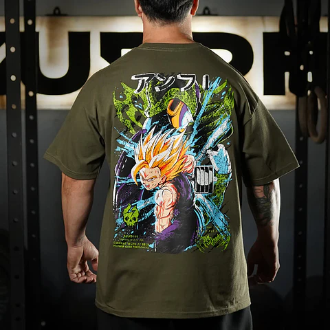 Remera Oversize PERFECTION - Tactical Green