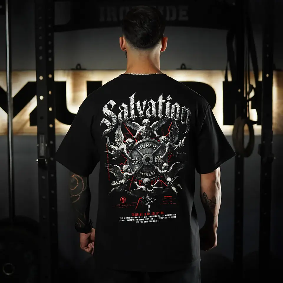 Remera Oversize SALVATION - Negro 1