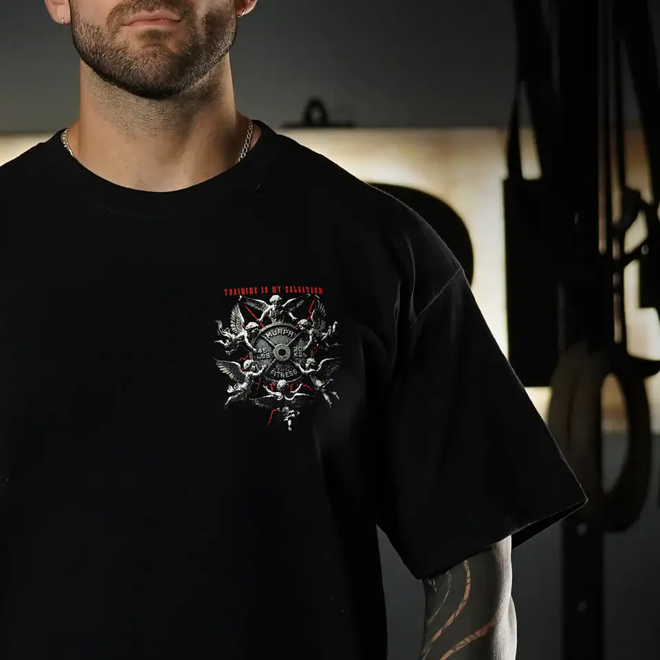 Remera Oversize SALVATION - Negro 4
