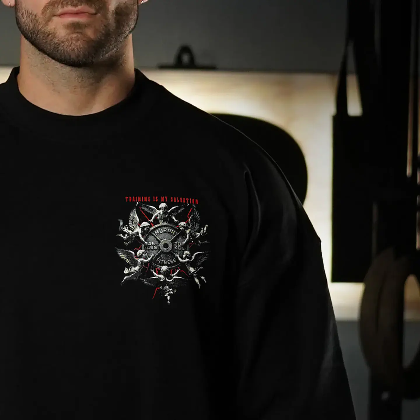Remera Oversize ICON Premium SALVATION - Negro 4