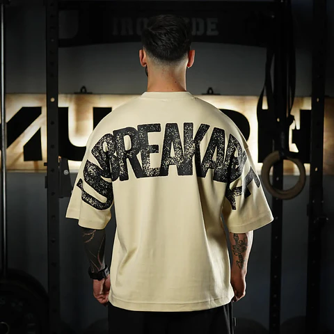 Remera Oversize ICON UNBREAKABLE - Sweet cream