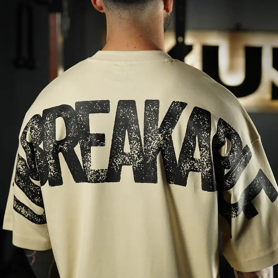 Remera Oversize ICON UNBREAKABLE - Sweet cream 3