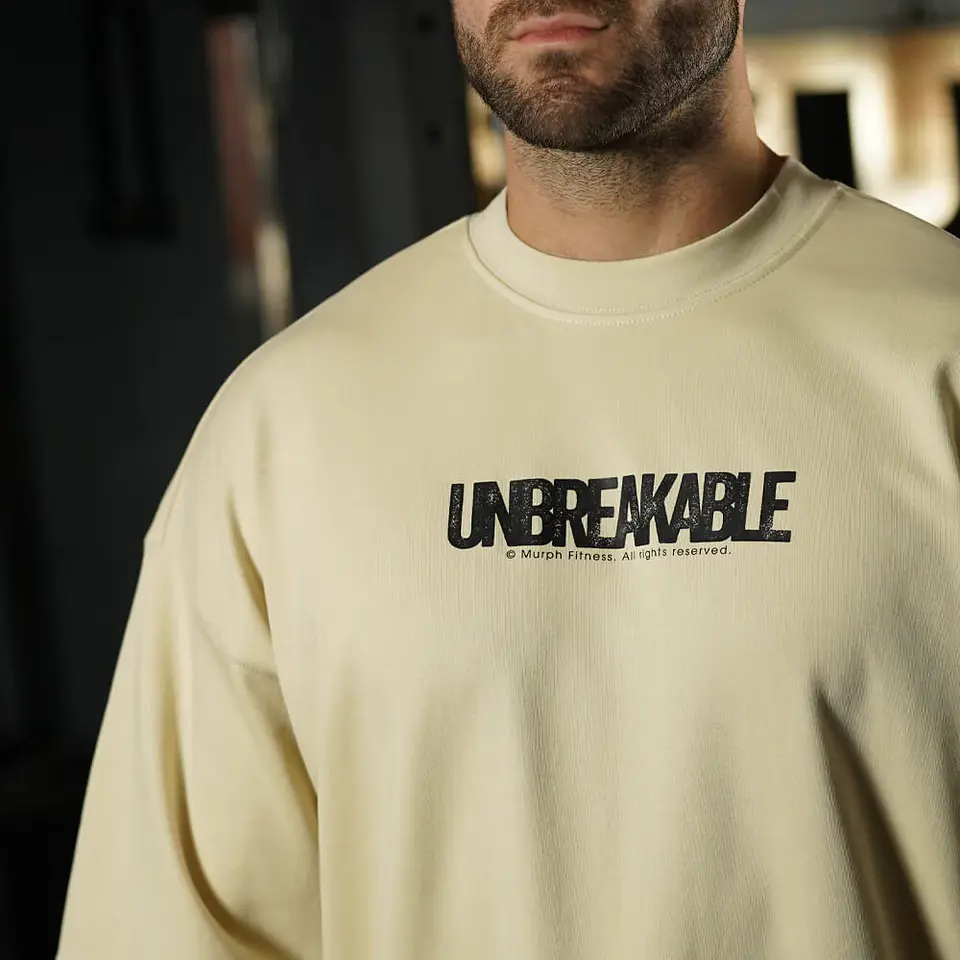 Remera Oversize ICON UNBREAKABLE - Sweet cream 4