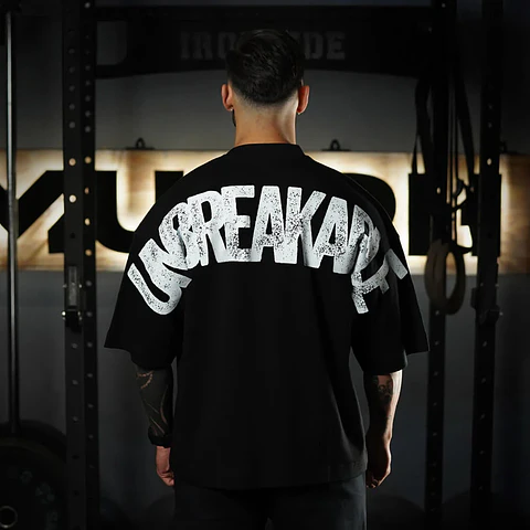 Remera Oversize ICON UNBREAKABLE - Negro