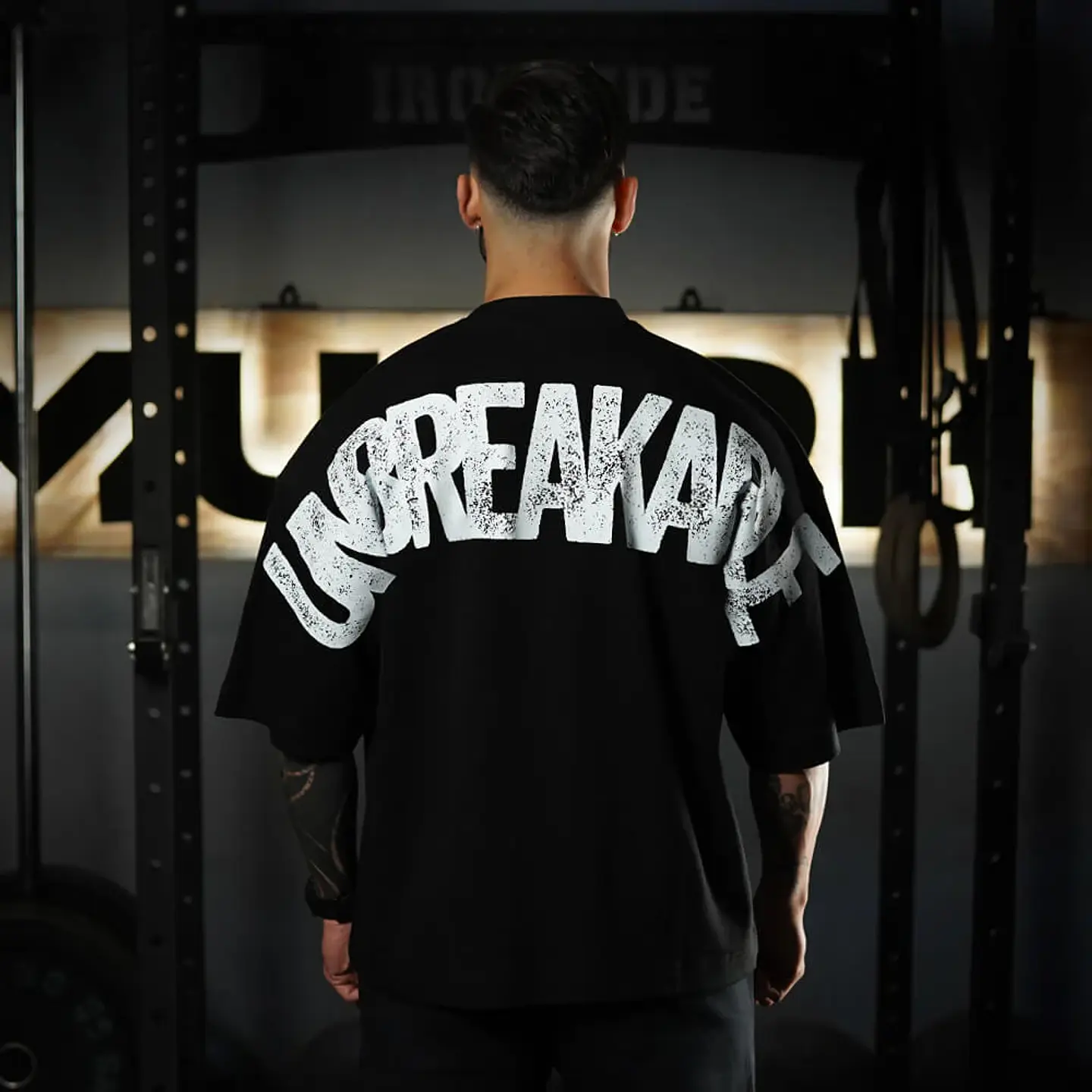 Remera Oversize ICON UNBREAKABLE - Negro 1