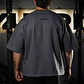 Remera Oversize Apex Skull Logo (ULTRA HEAVY WEIGHT) Premium - Steel Gray - Miniatura 2