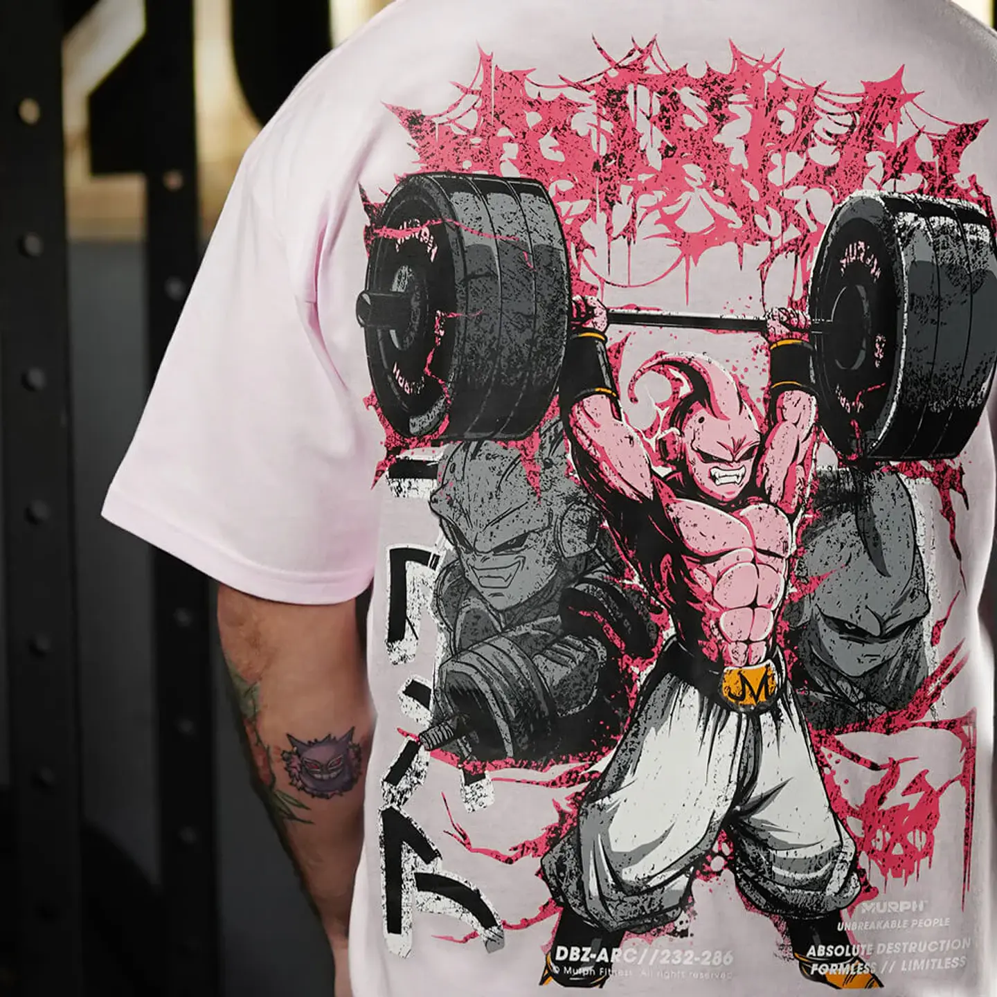 Remera Oversize DESTRUCTION - Rosado 3