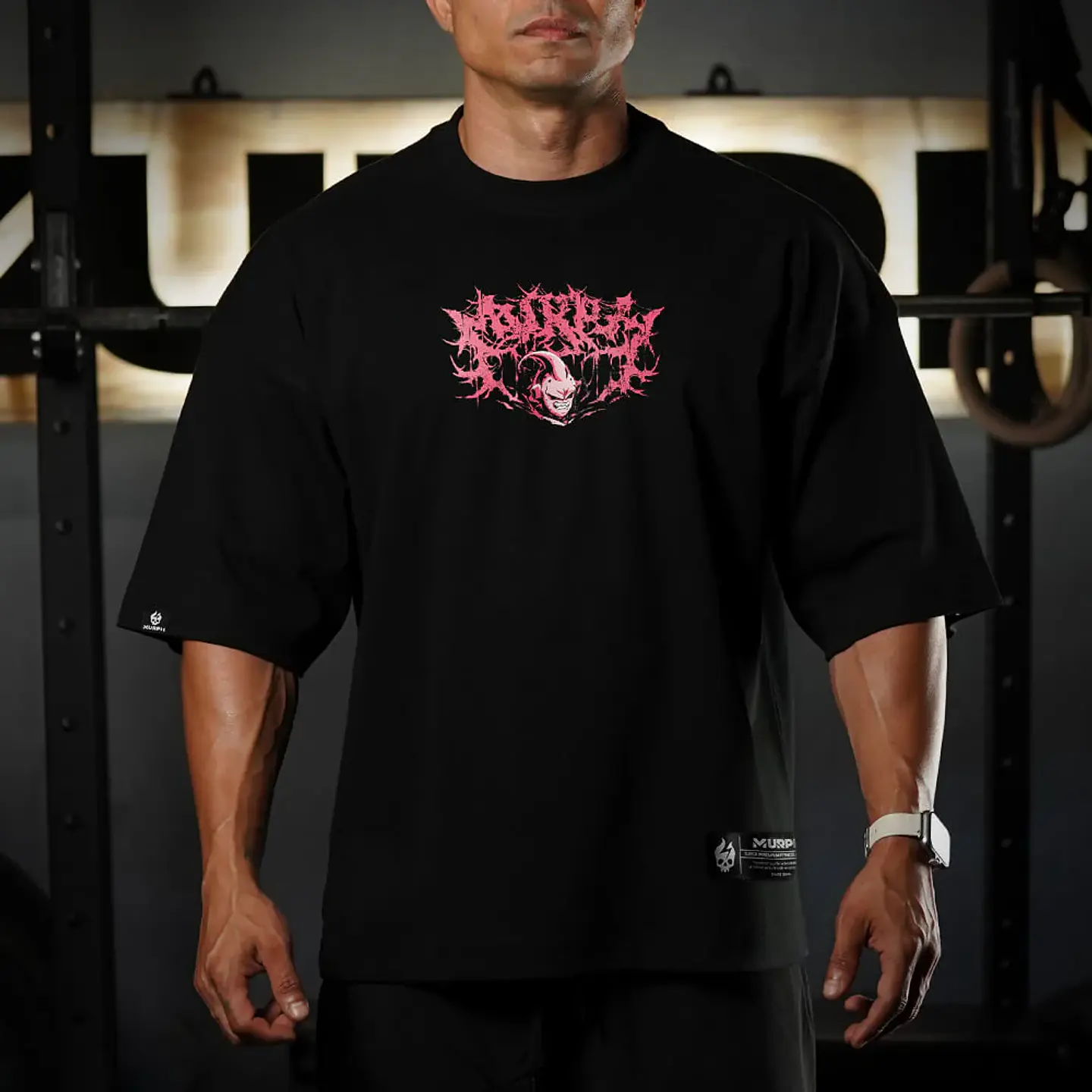 Remera Oversize ICON DESTRUCTION - Negro 2