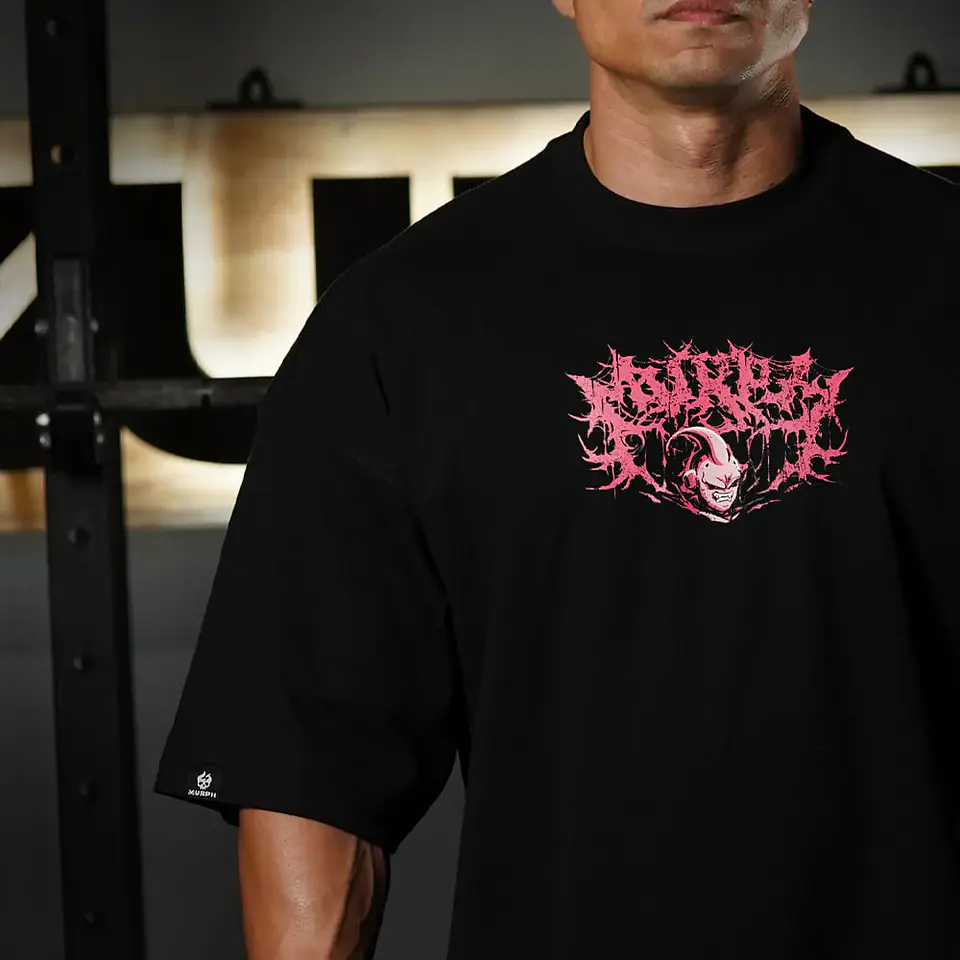 Remera Oversize ICON DESTRUCTION - Negro 4