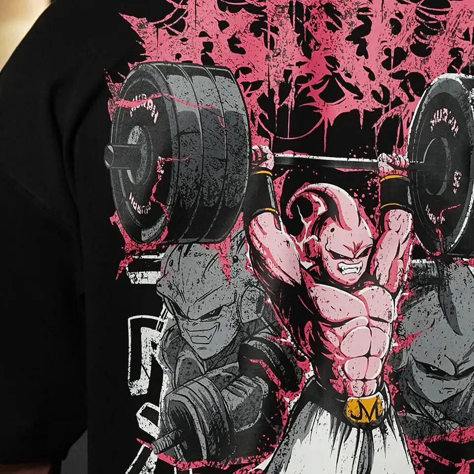 Remera Oversize ICON DESTRUCTION - Negro 5