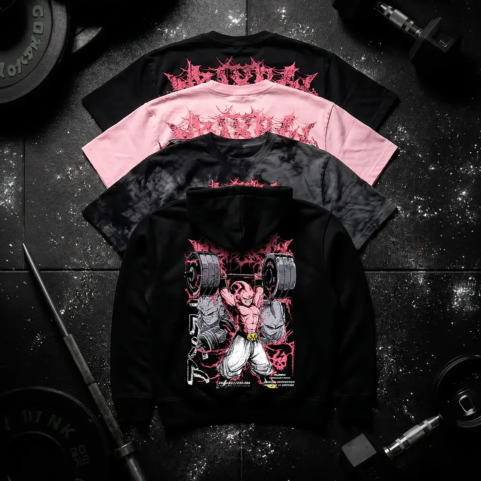 Remera Oversize ICON DESTRUCTION - Negro 6