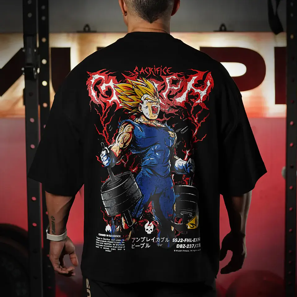 Remera Oversize ICON Sacrifice - Negro 1
