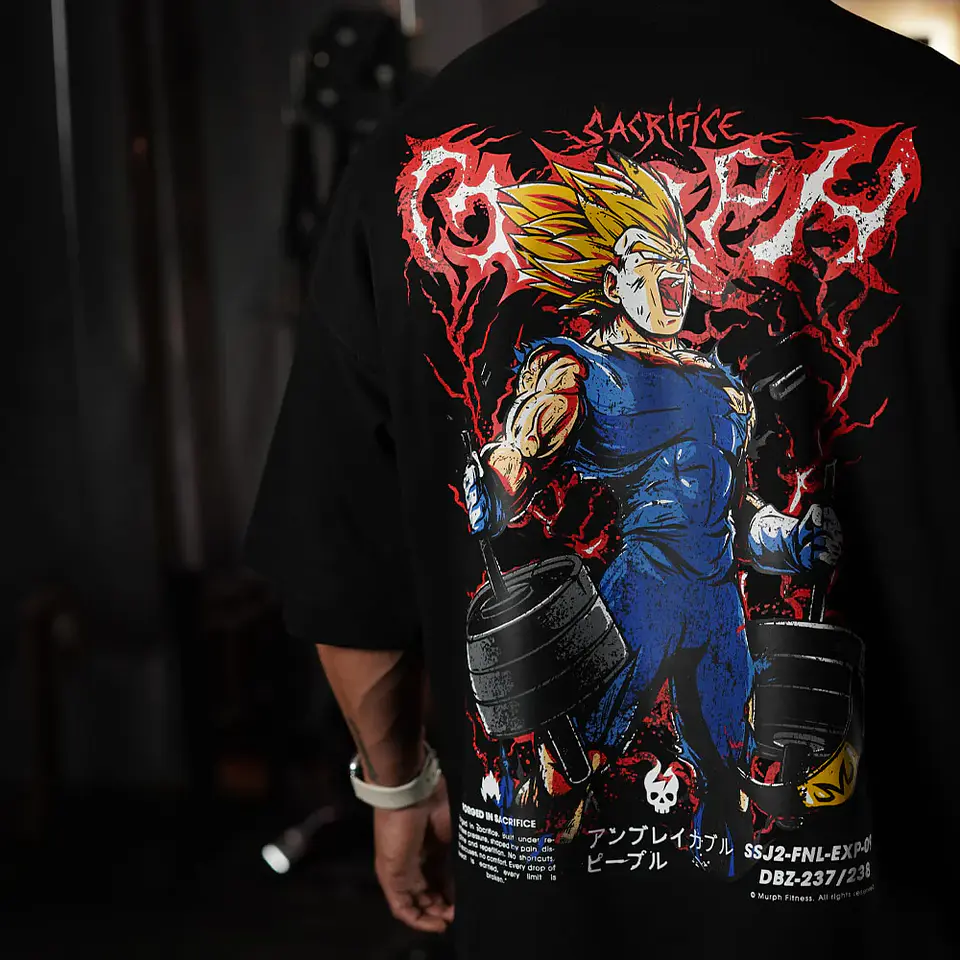 Remera Oversize ICON Sacrifice - Negro 3