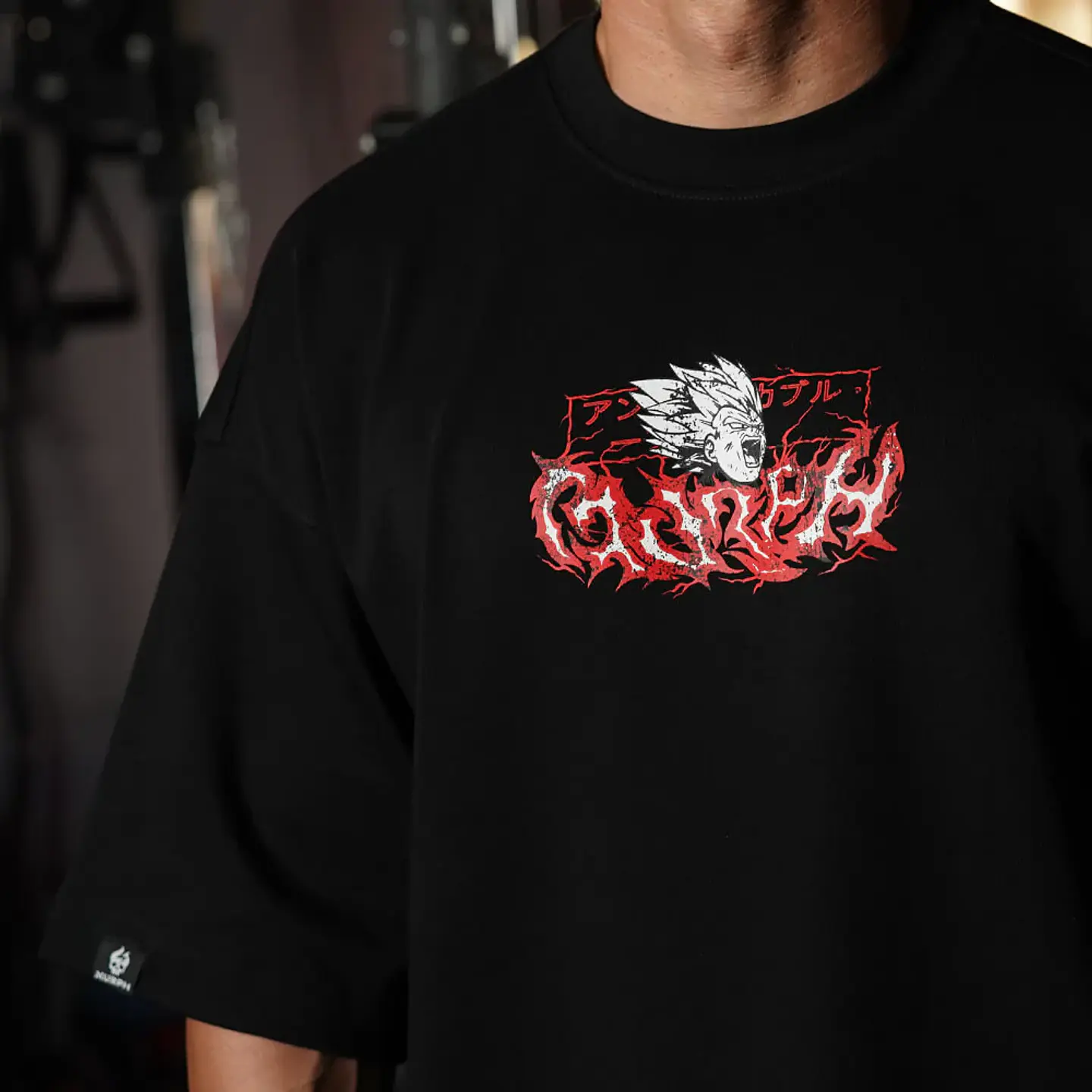 Remera Oversize ICON Sacrifice - Negro 4