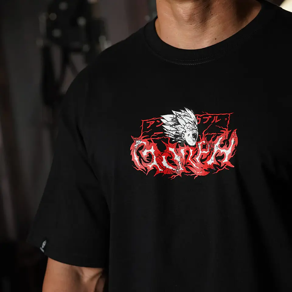 Remera Oversize Sacrifice - Negro 5