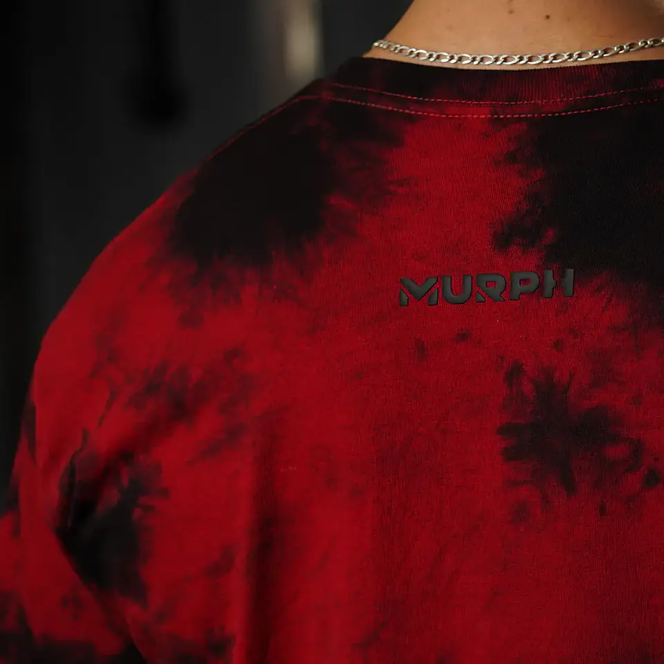 Remera Oversize Skull logo - Red Storm 5