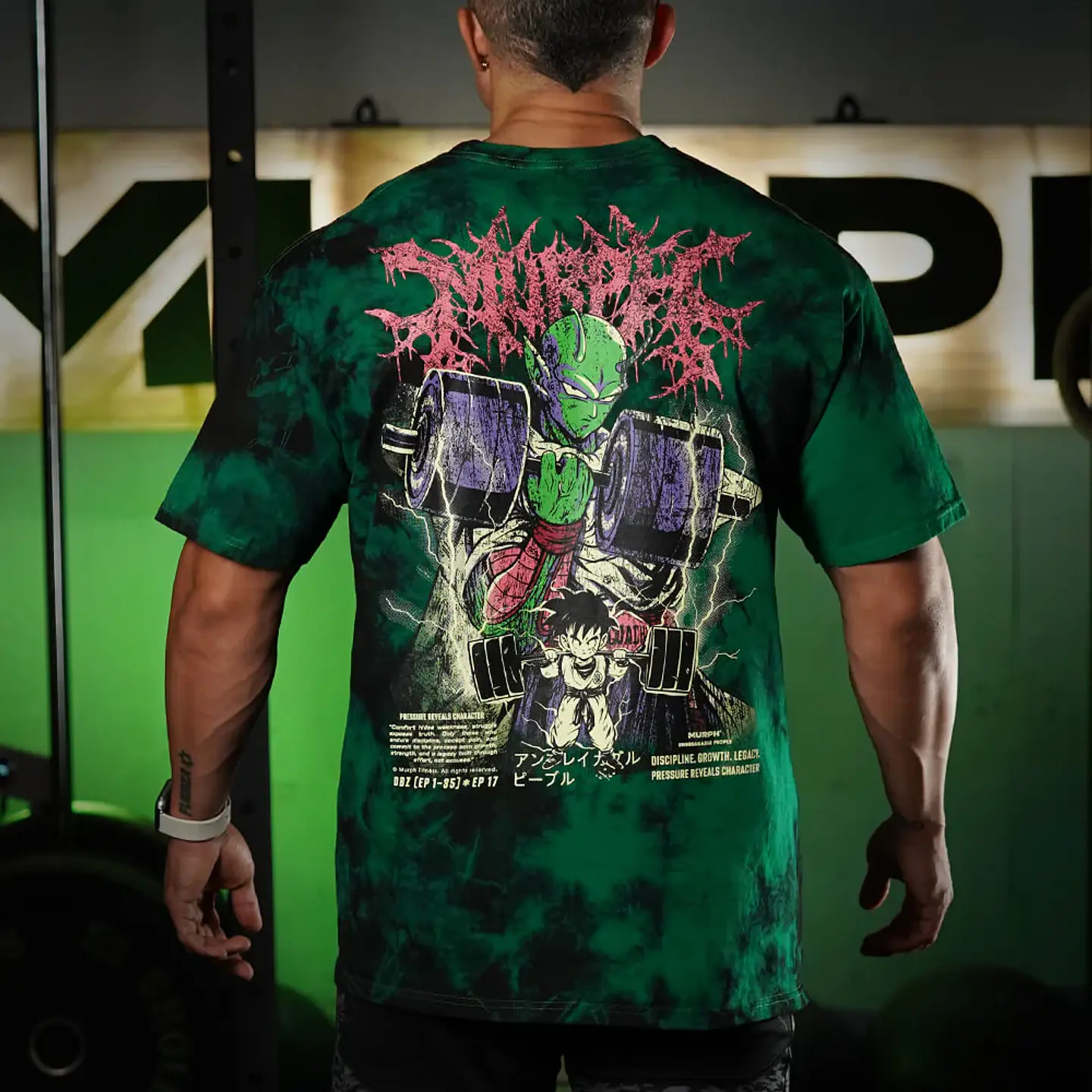 Remera Oversize The Master - Green Storm 1