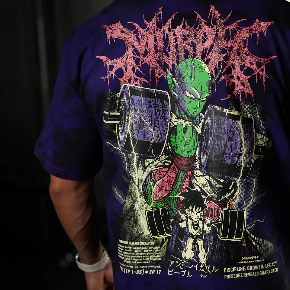 Remera Oversize The Master - Purple Storm 3